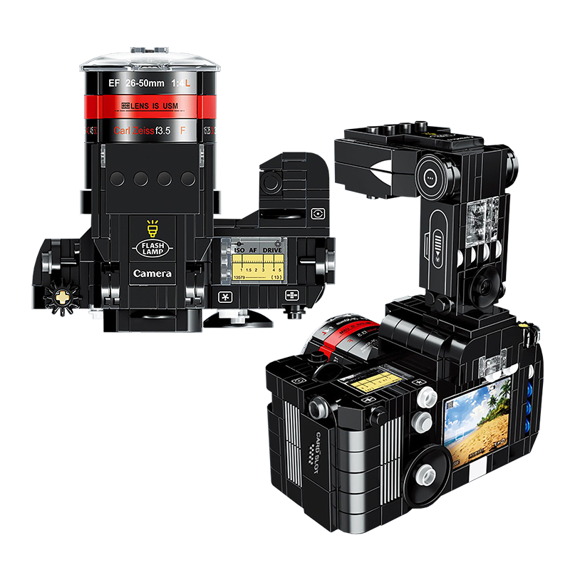 Flashy DSLR Camera - Block Center