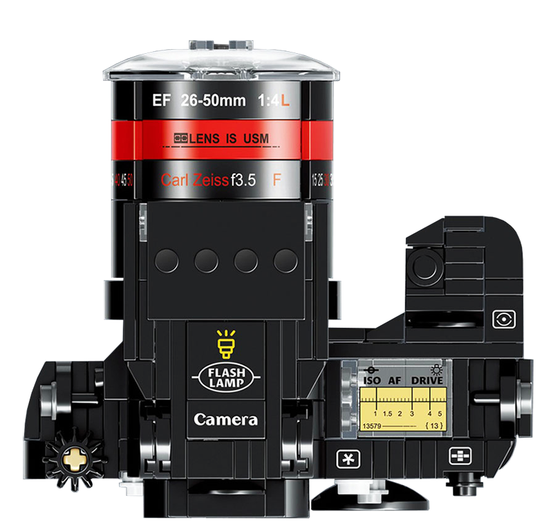 Flashy DSLR Camera - Block Center