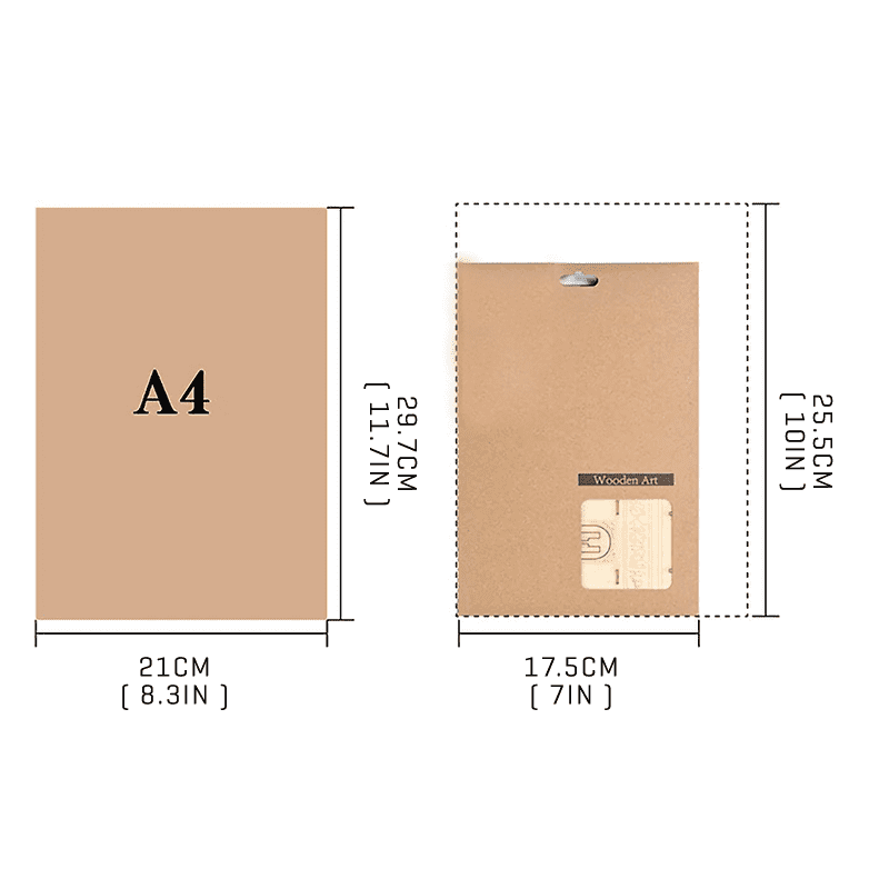 Wooden Chihuahua Puzzle - Block Center