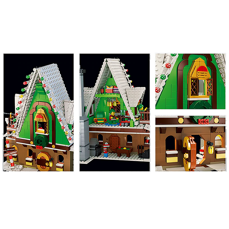 Santa's Christmas House - Block Center