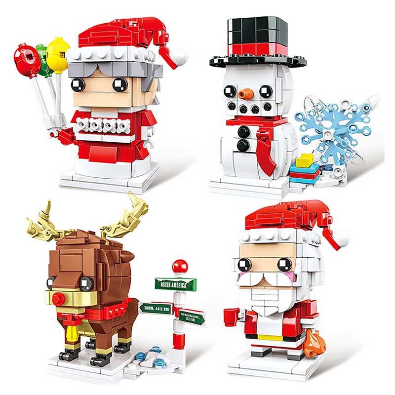 Little Christmas Claus Set - Block Center
