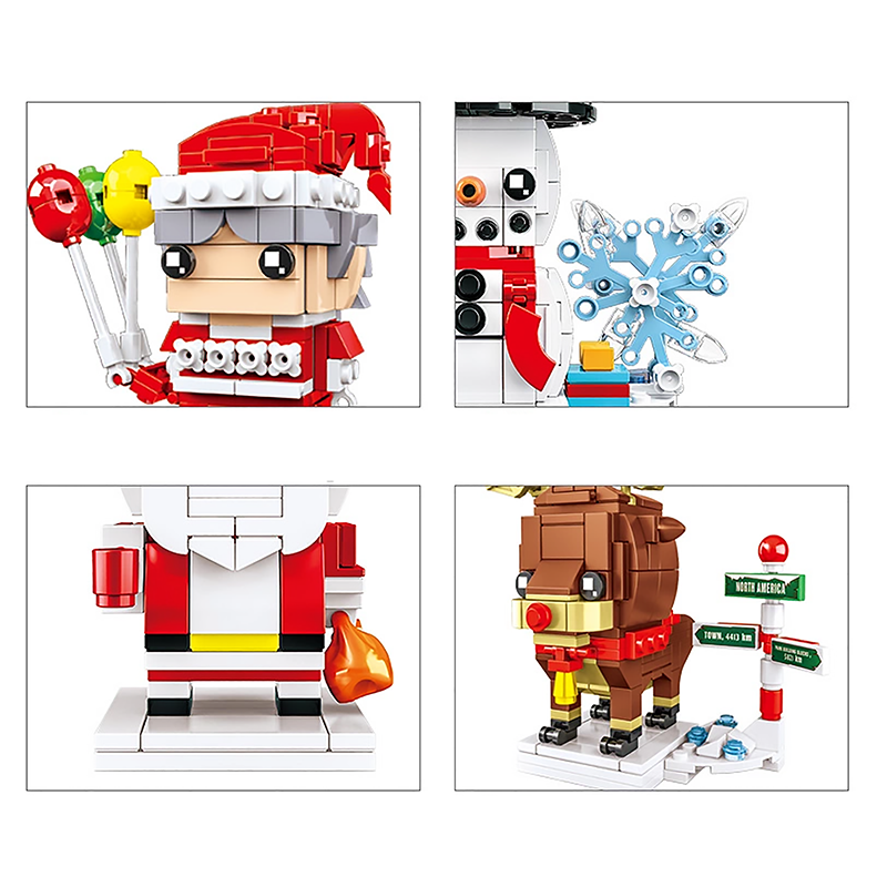 Little Christmas Claus Set - Block Center