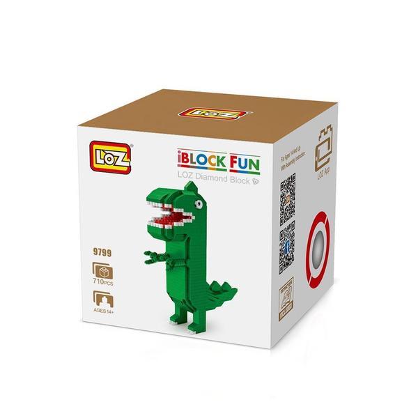 Fun Green Alligator - Block Center
