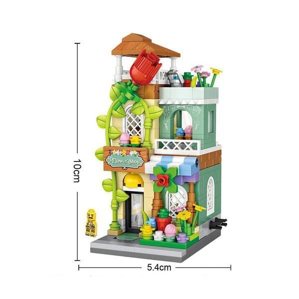Mini Street Flower Shop - Block Center