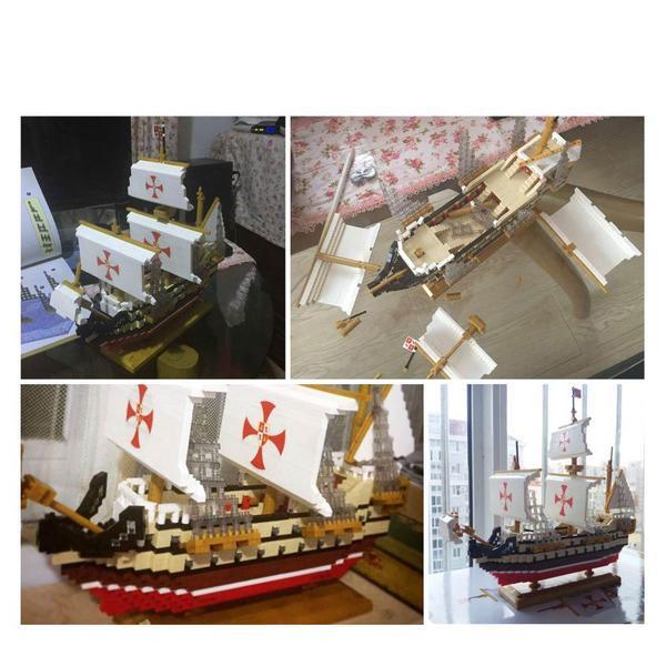 Santa Maria Ship - Block Center