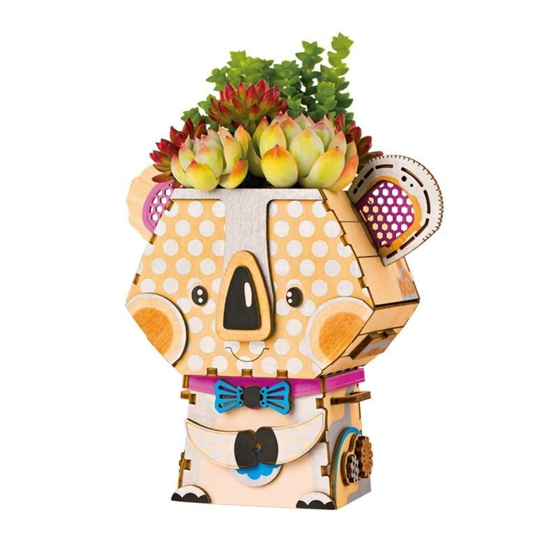 Koala Flower Pot - Block Center
