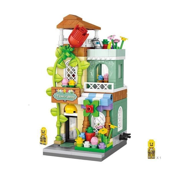 Mini Street Flower Shop - Block Center