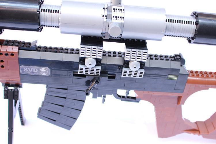 Dragunov SVD Sniper Rifle - Block Center