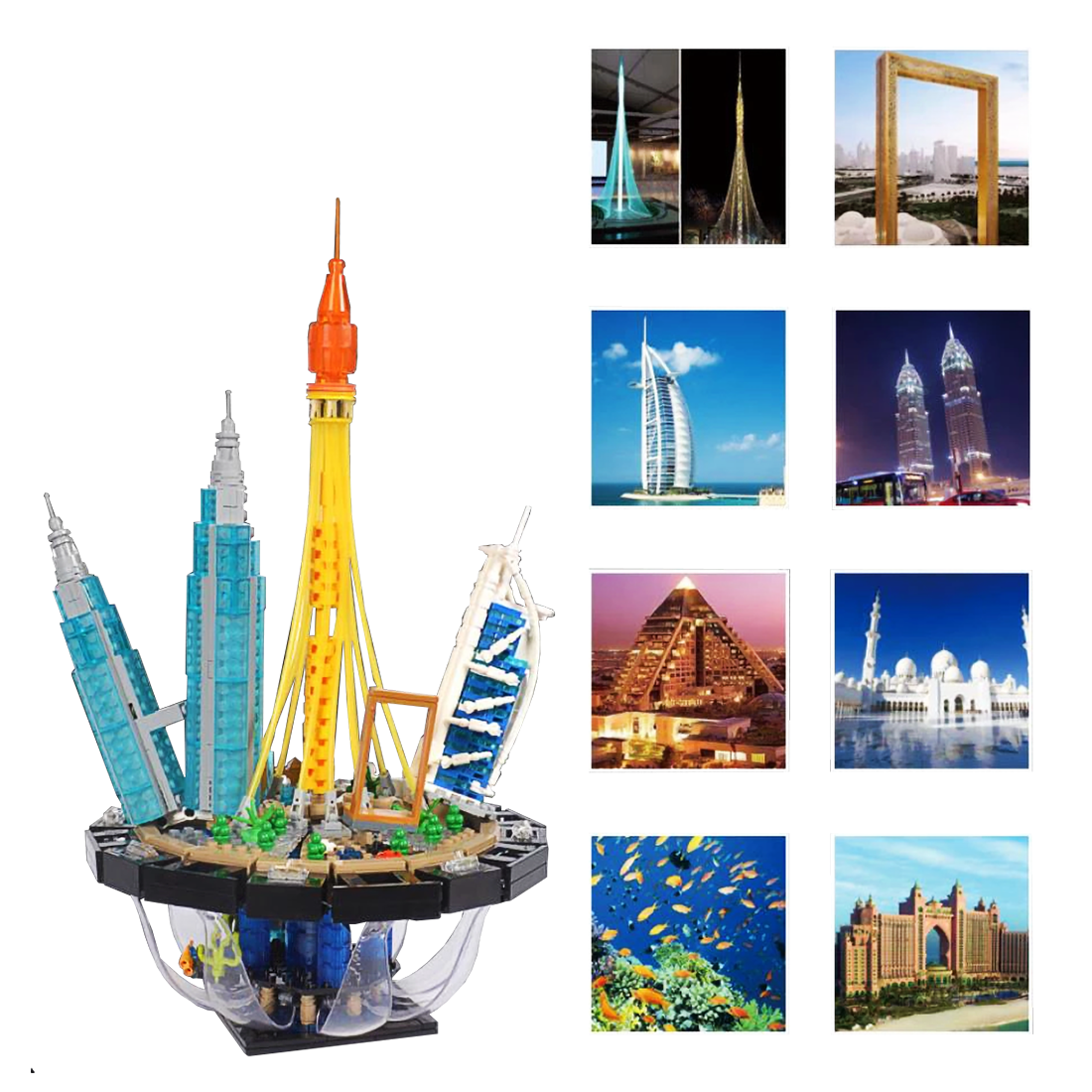 UAE Amazing Architecture Set - Block Center
