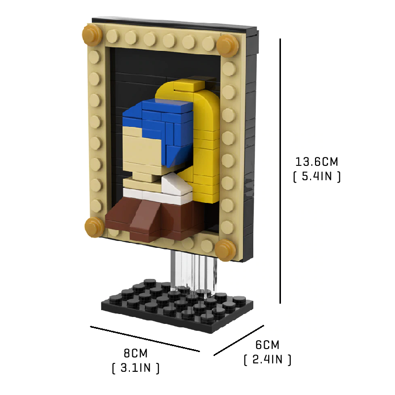 Girl with Pearl Earring - Block Center