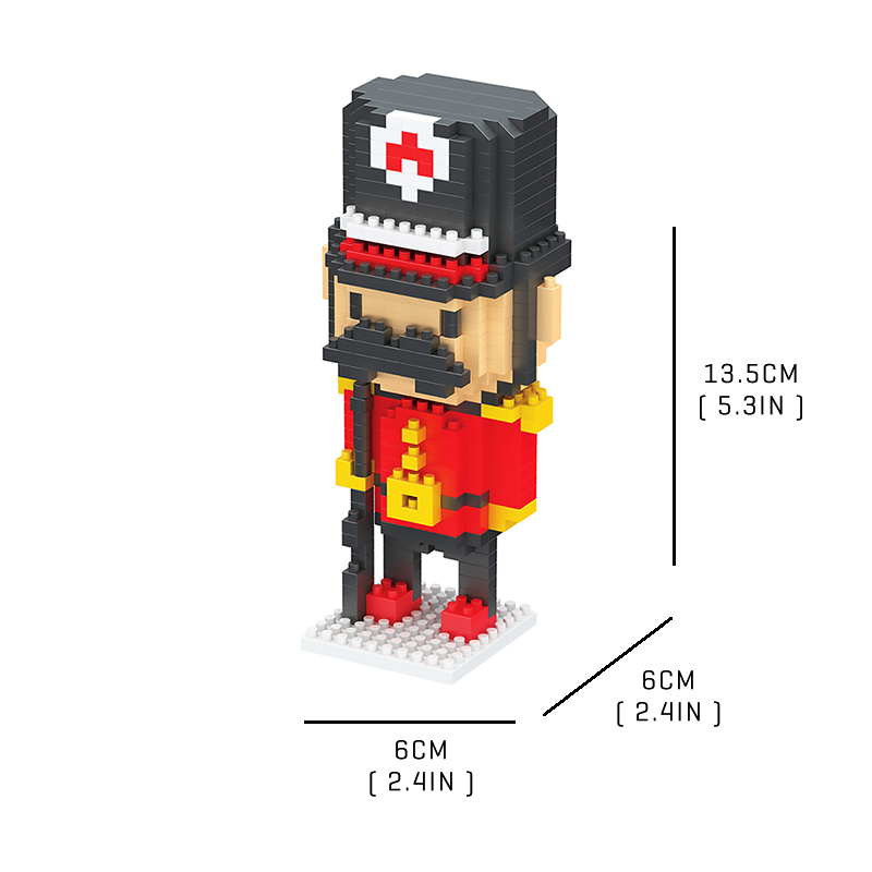 Little German Nutcracker - Block Center