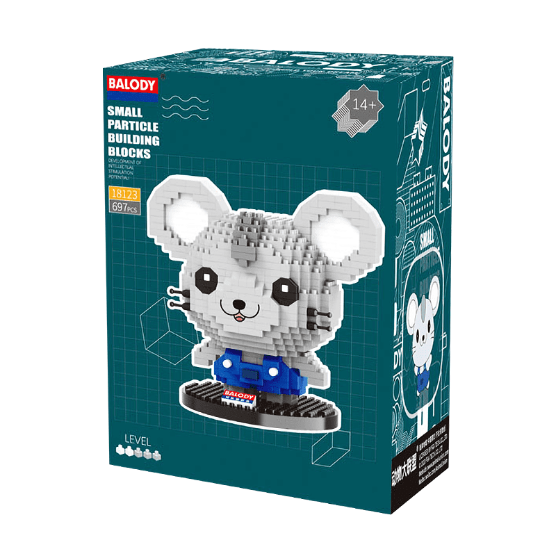 Little Grey Mouse - Block Center
