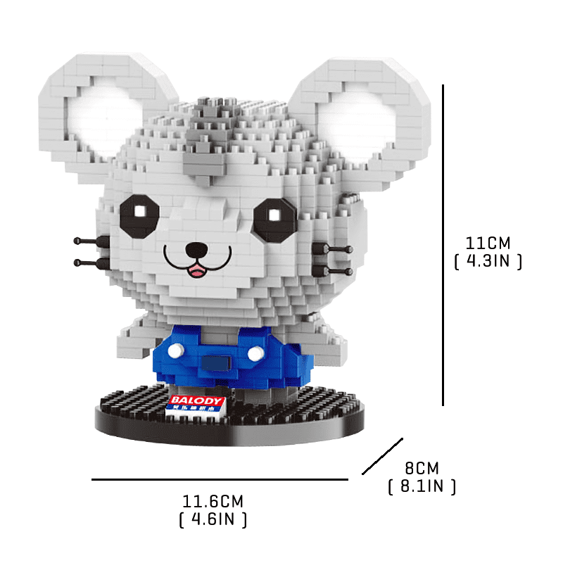 Little Grey Mouse - Block Center