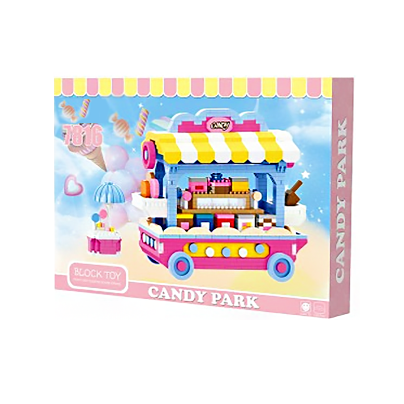 Pink Candy Cart - Block Center