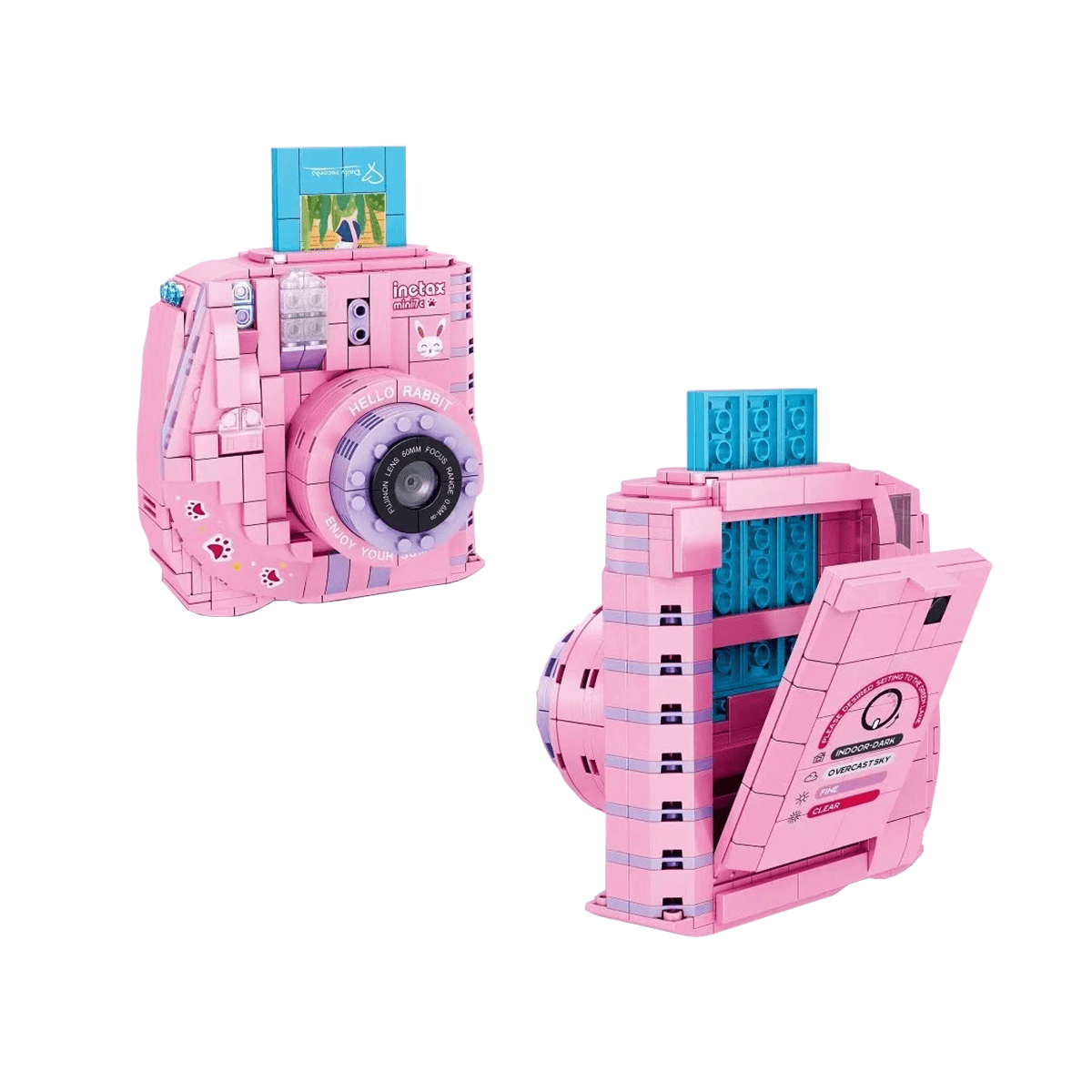 Pink Inetax Camera - Block Center