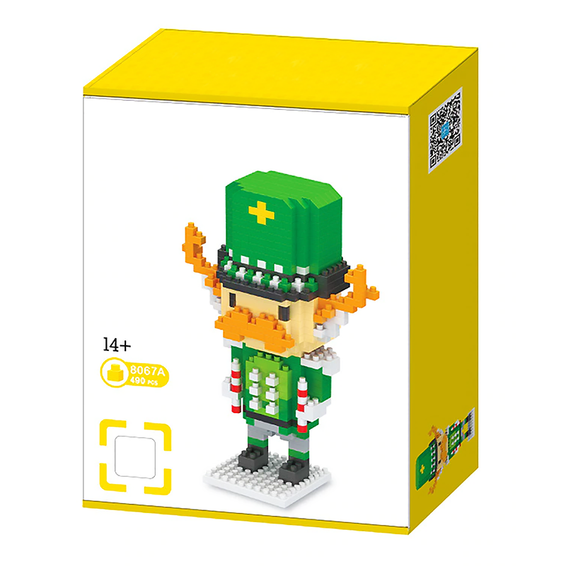Little Irish Nutcracker - Block Center