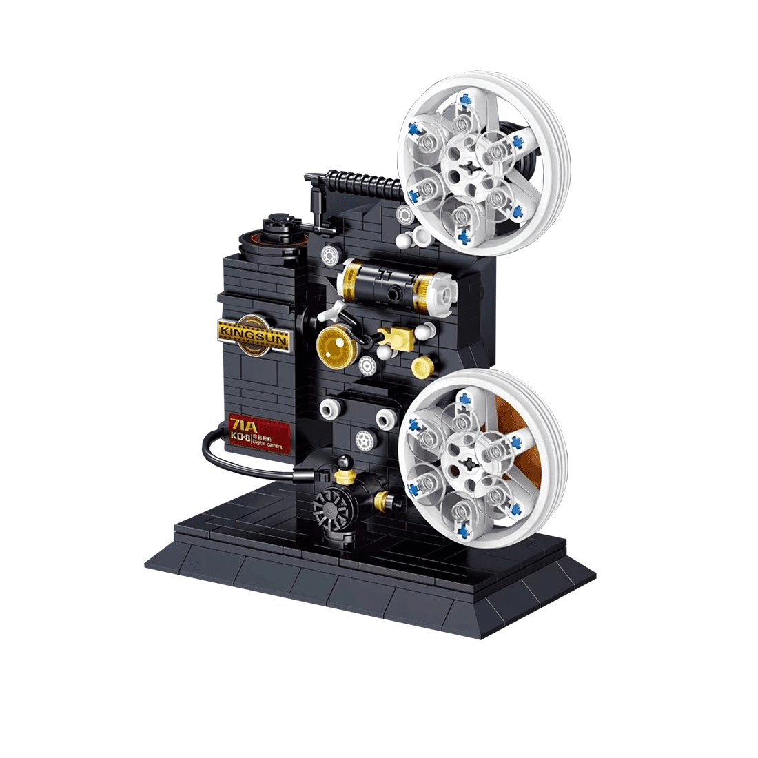 Vintage Movie Camera - Block Center