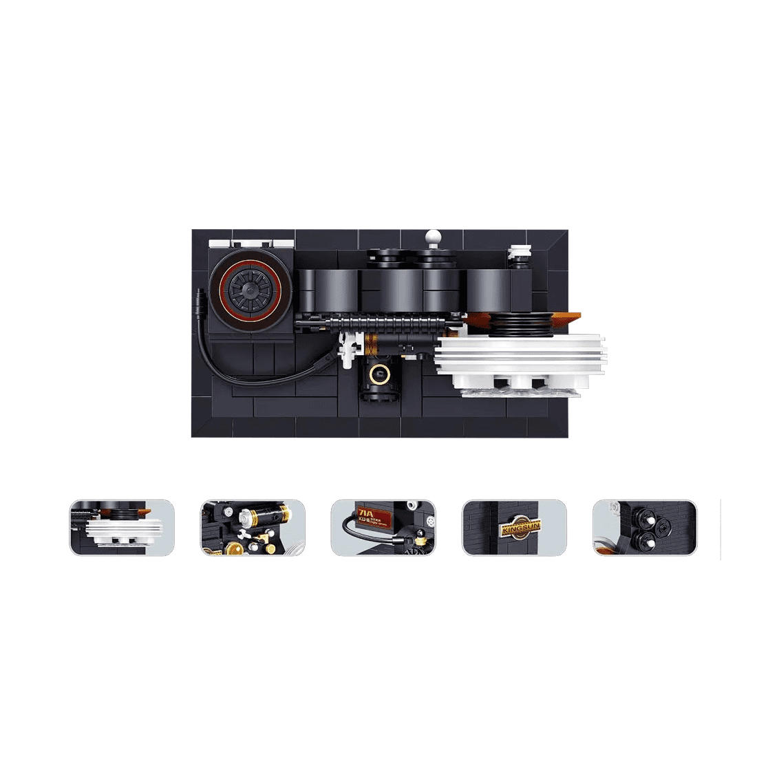 Vintage Movie Camera - Block Center