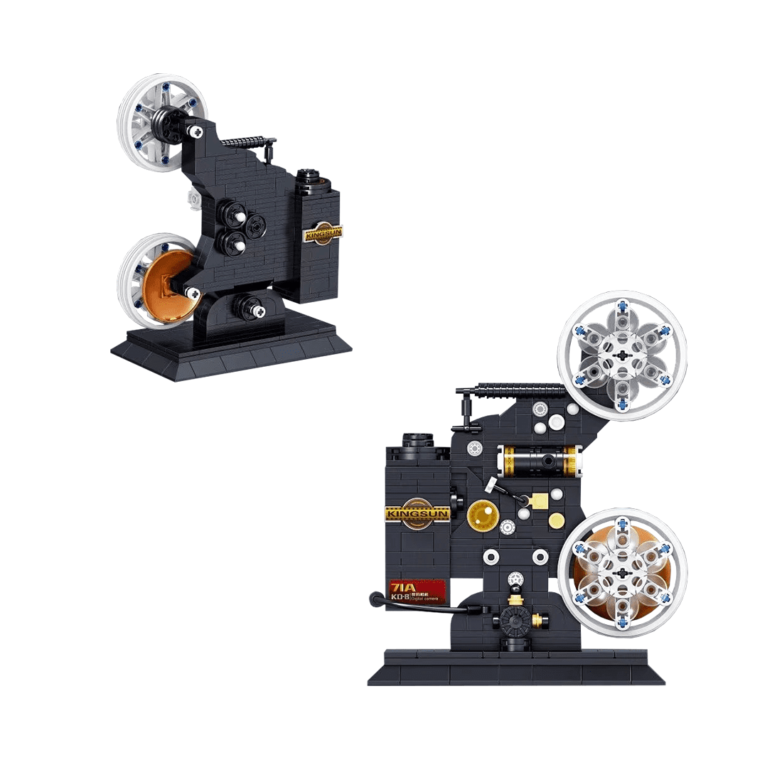 Vintage Movie Camera - Block Center