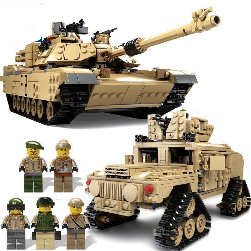 M1A2 Abrams Tank 2in1 - Block Center