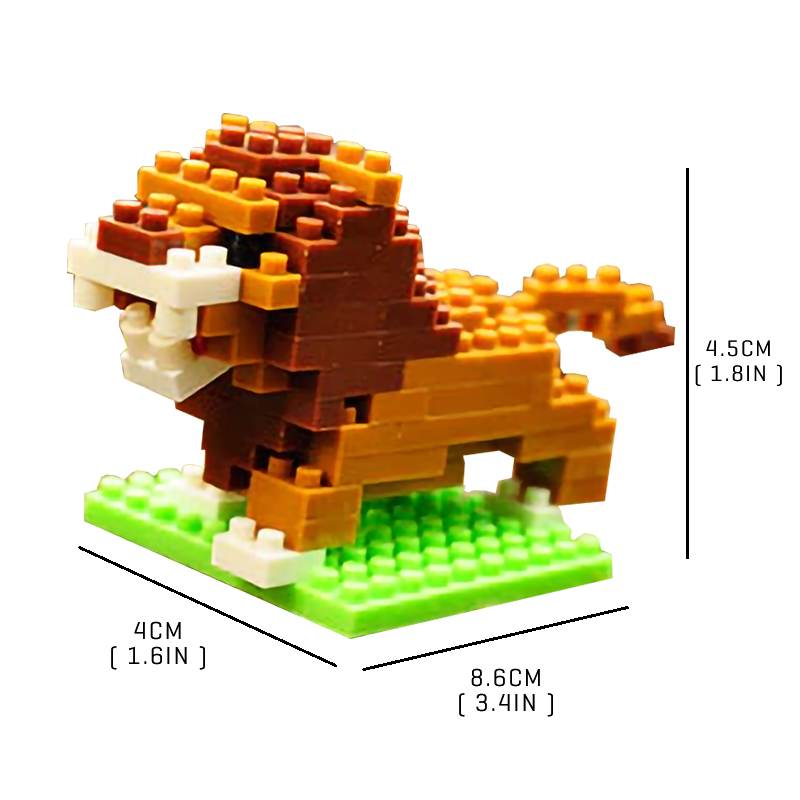 Little Strong Lion - Block Center