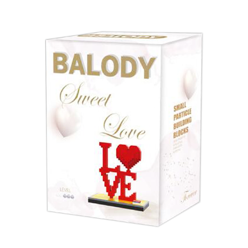 Romantic Love Alphabet - Block Center