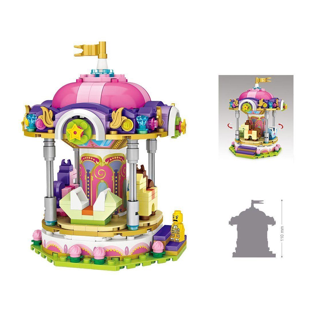 Carousel Amusement Park - Block Center