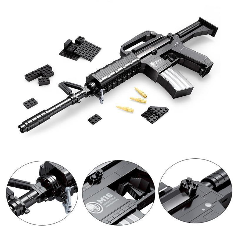 M16 Assault Rifle - Block Center