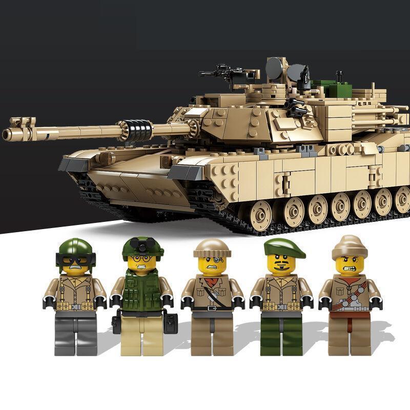 M1A2 Abrams Tank 2in1 - Block Center