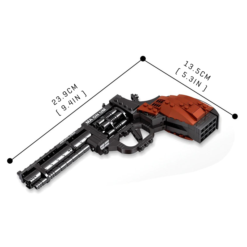 Magnum Revolver - Block Center