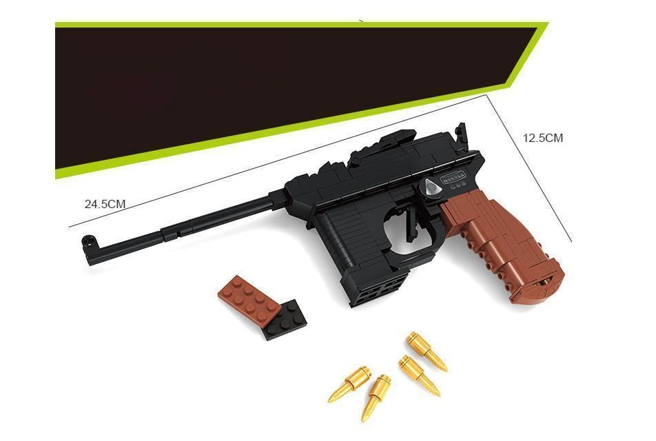 Mauser C96 Pistol - Block Center