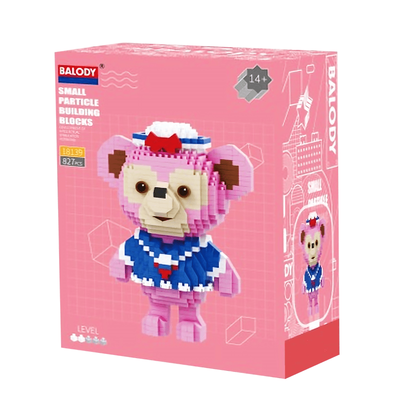Miss Sailor Bear - Block Center