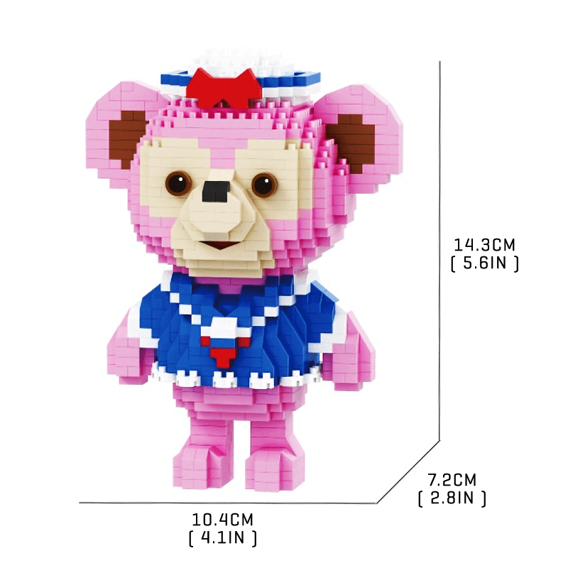 Miss Sailor Bear - Block Center