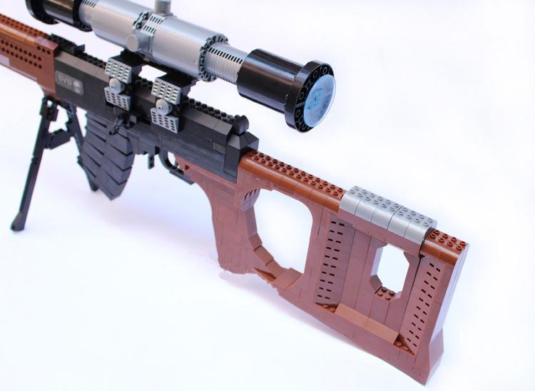 Dragunov SVD Sniper Rifle - Block Center