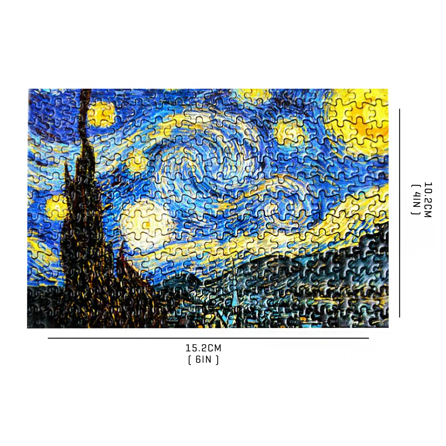 Starry Night Test Tube Puzzle - Block Center