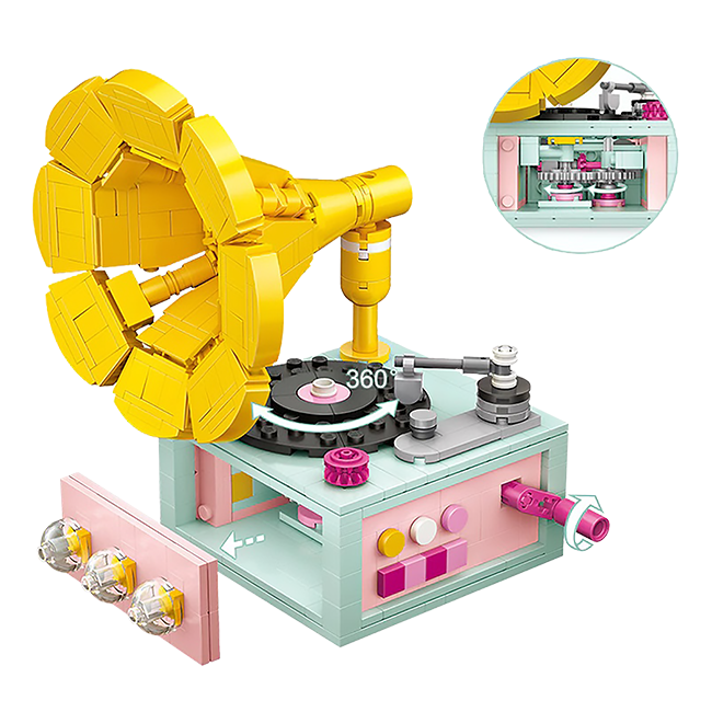 Phonograph - Block Center