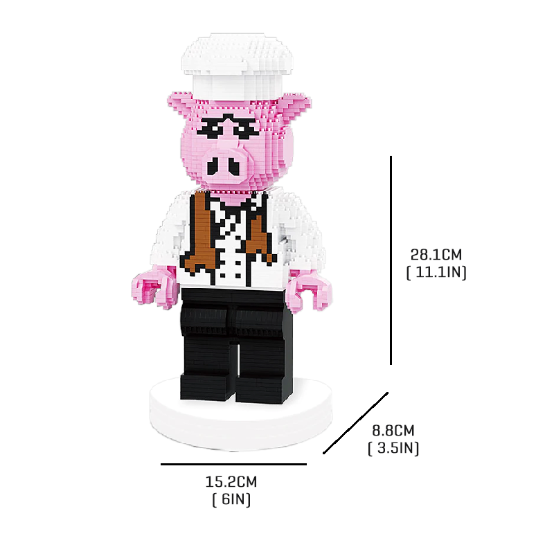 Chef Porky Piggy - Block Center