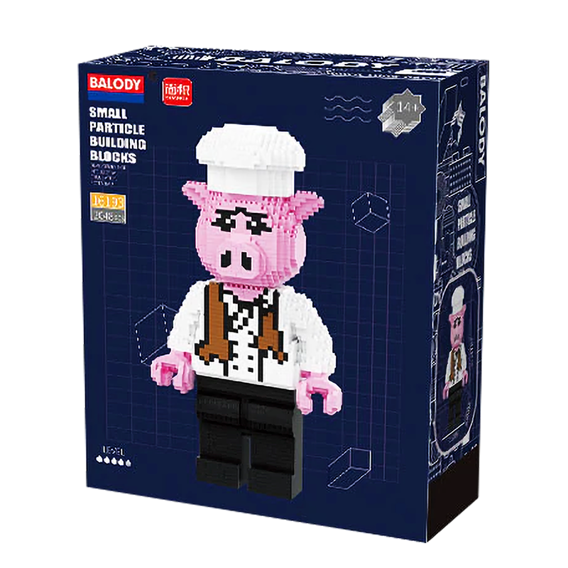 Chef Porky Piggy - Block Center