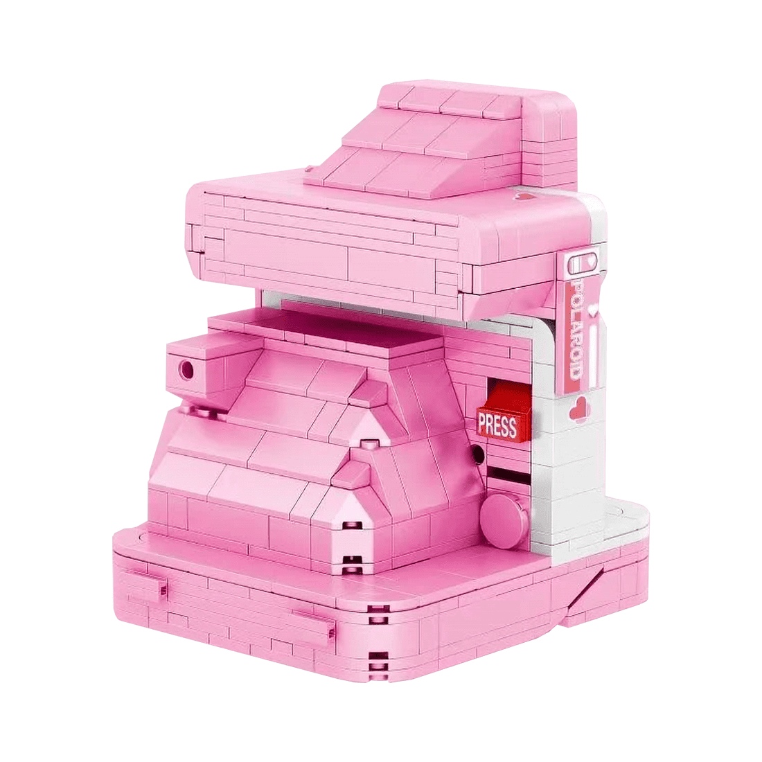 Pink Polaroid - Block Center