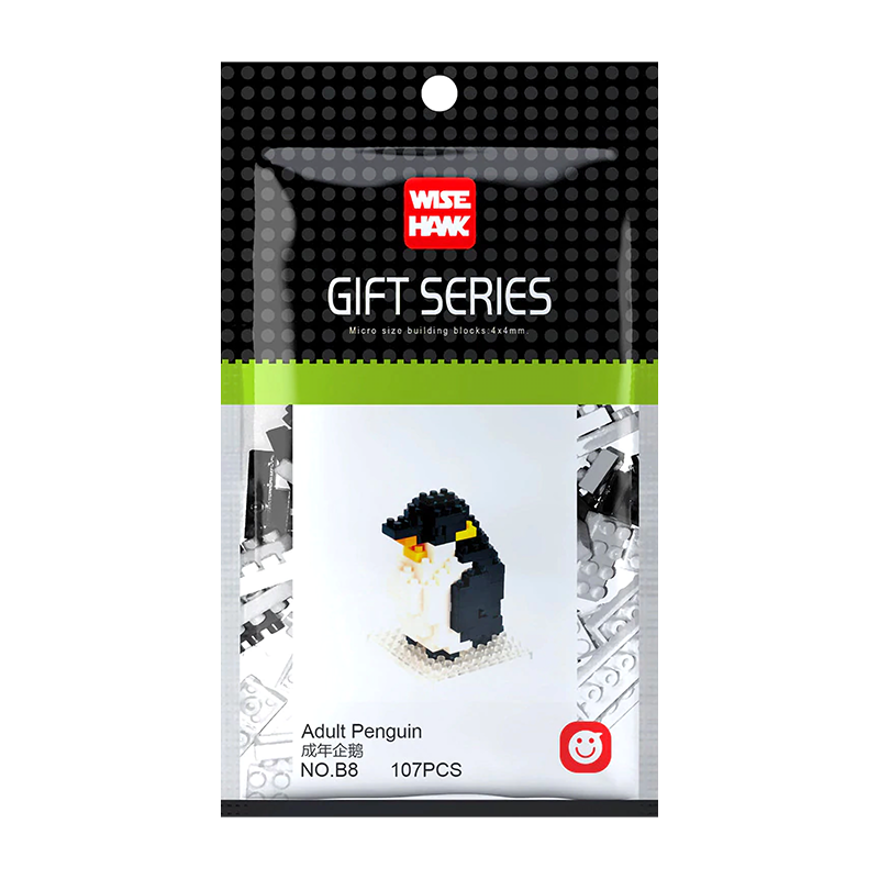 Cute Little Penguin - Block Center