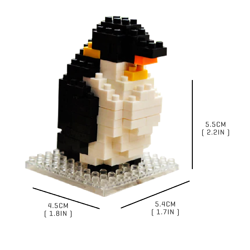 Cute Little Penguin - Block Center