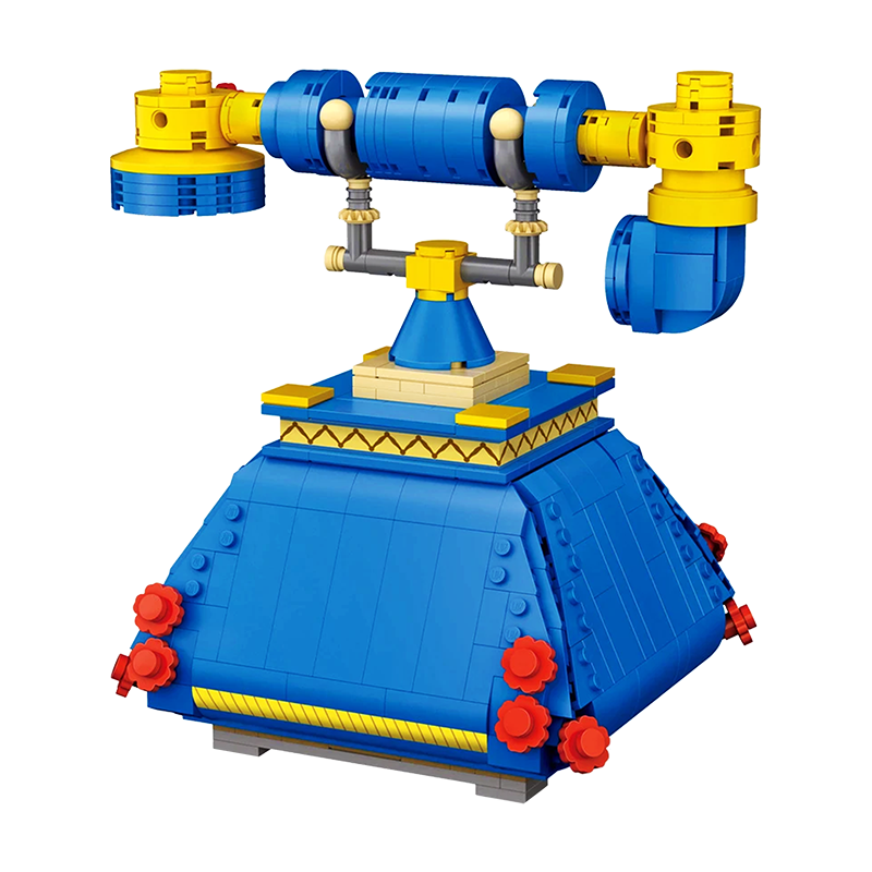 Little Retro Telephone - Block Center