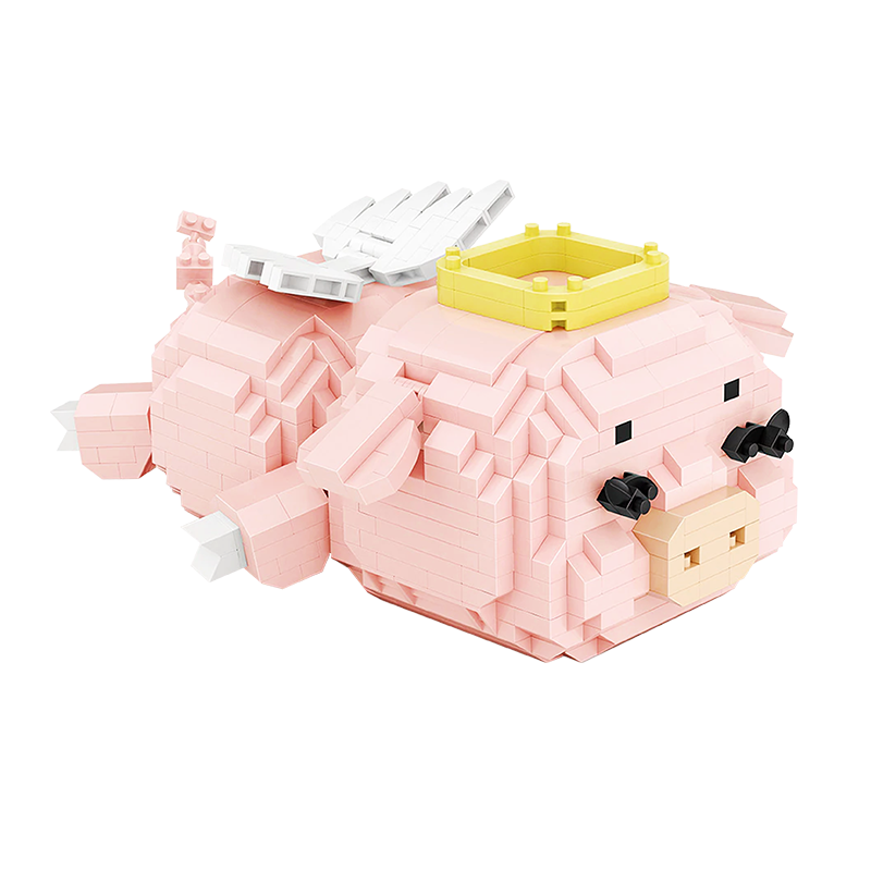 Little Angel Pig - Block Center