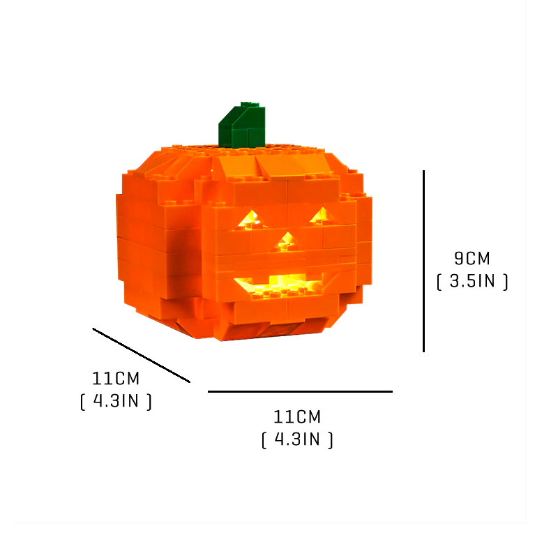 Cute Jack-o'-lantern - Block Center