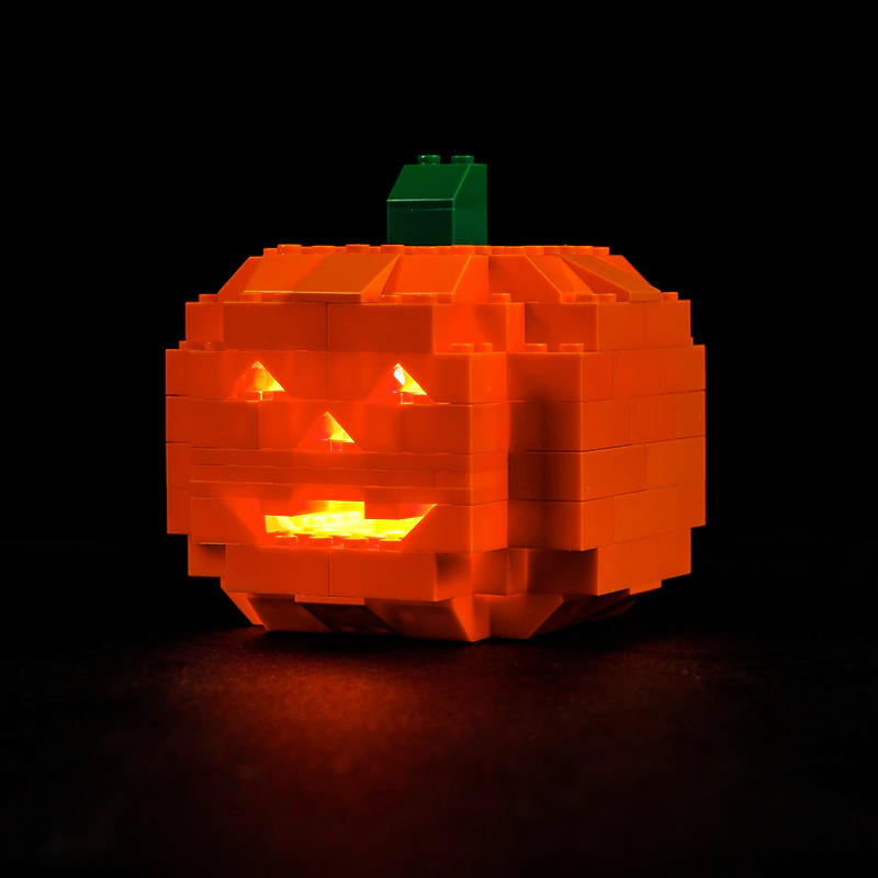 Cute Jack-o'-lantern - Block Center