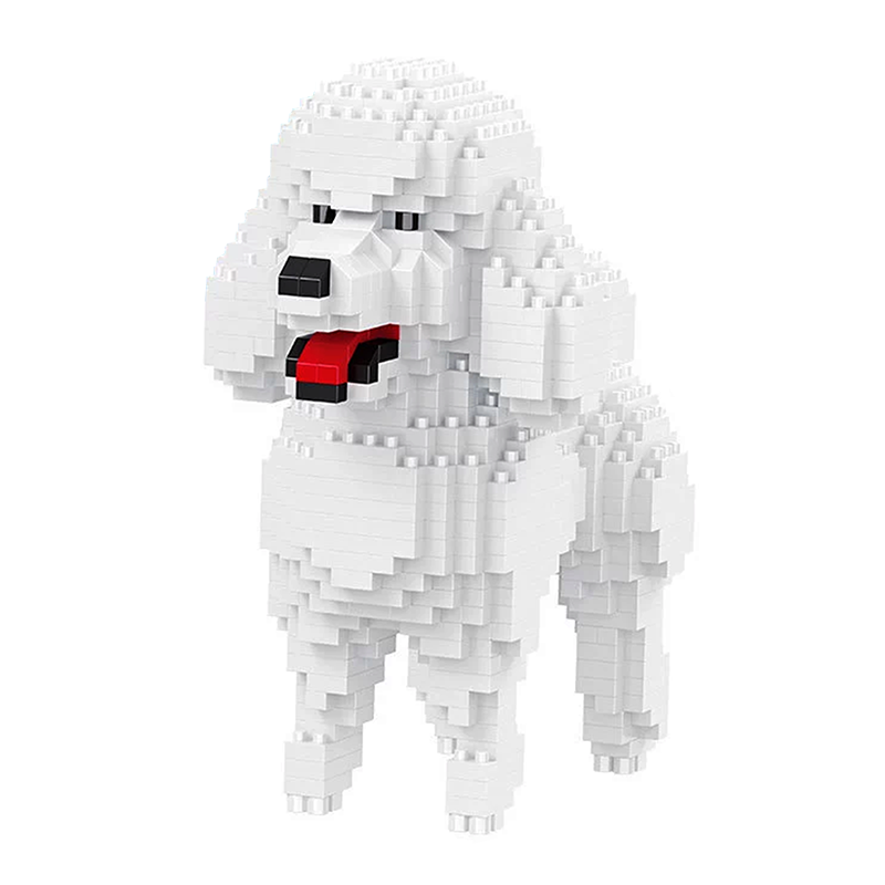 Little White Poodle - Block Center