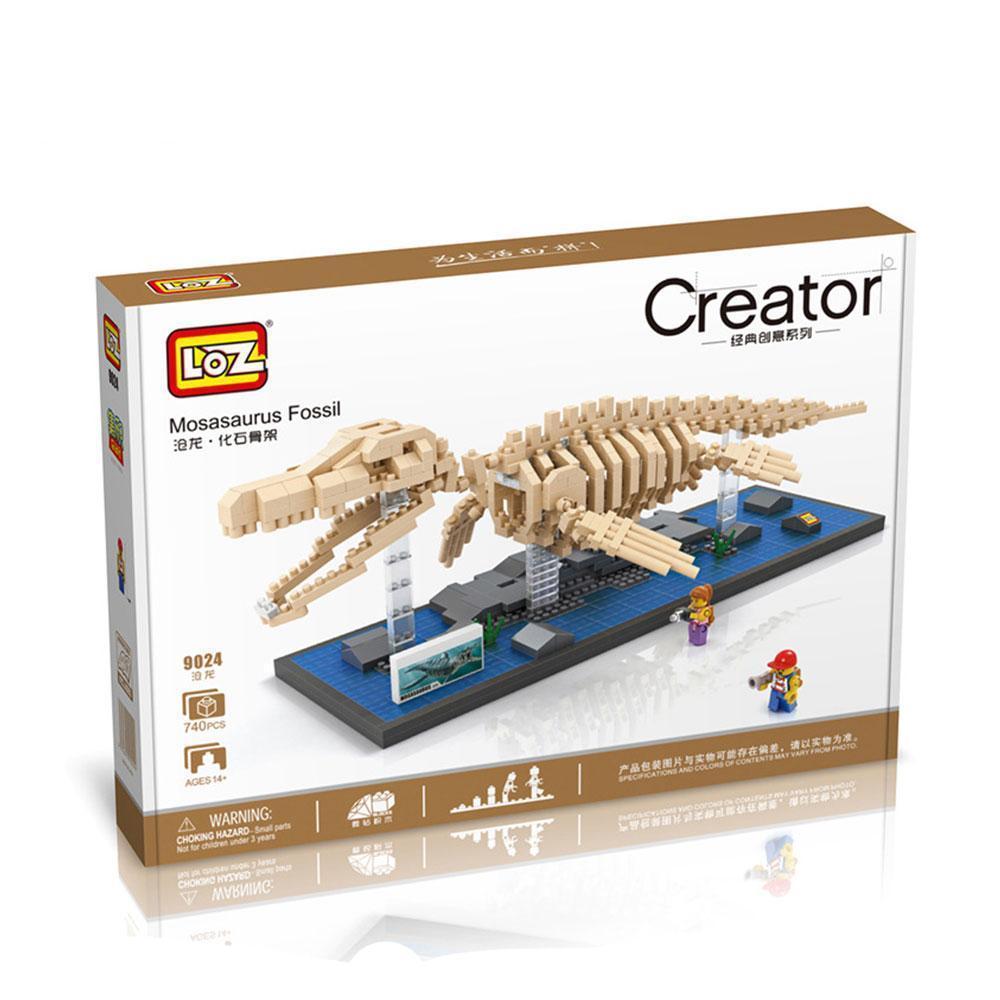 Dinosaur Mosasaurus - Block Center