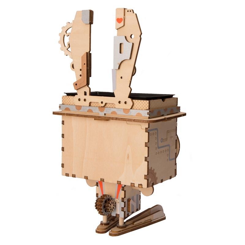 Bunny Flower Pot 3D Wooden - Block Center