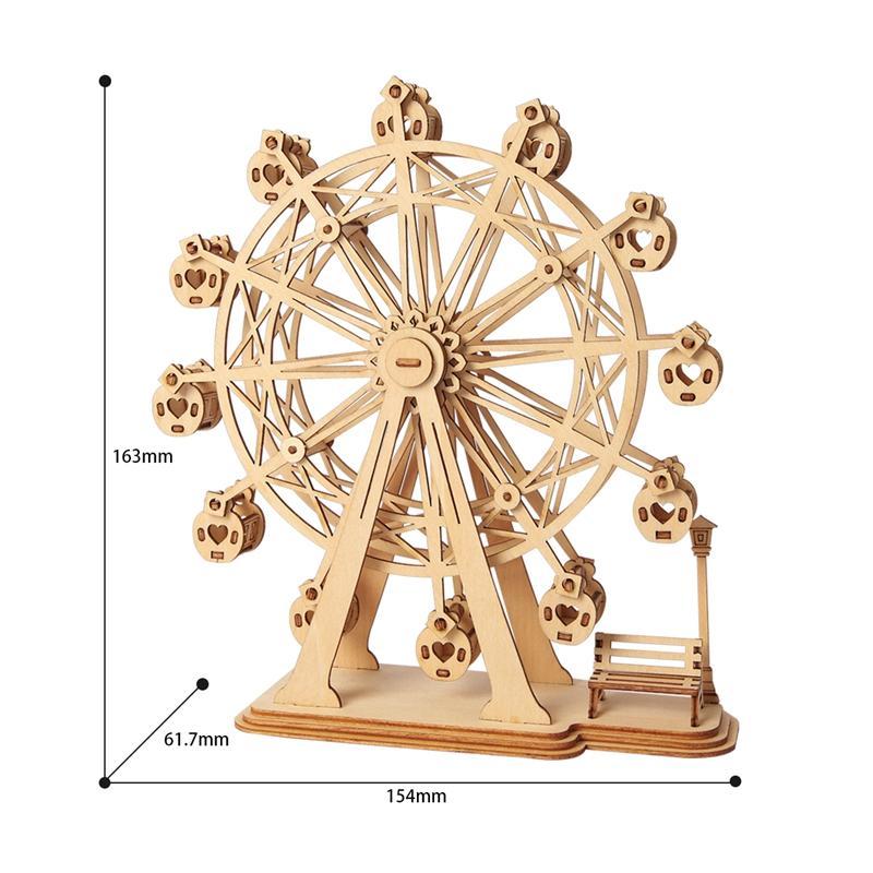 Ferris Wheel 3D Wooden Puzzle - Block Center