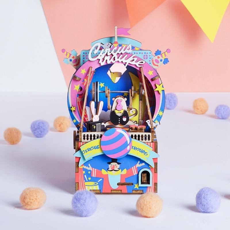 Amusement Park Wooden Puzzle - Block Center